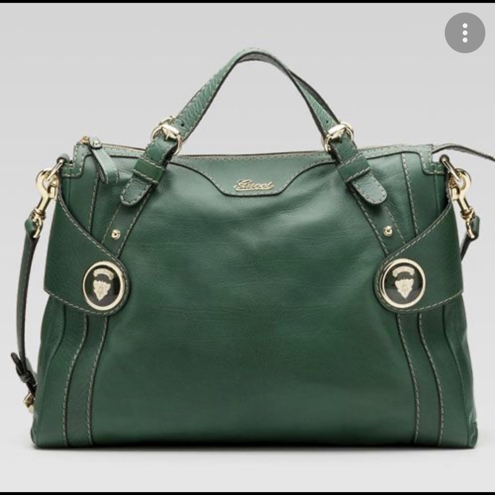Gucci Hysteria leather satchel bag